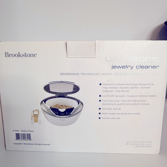 Brookstone Ultrasonic Jewelry Cleaner - Picture 3 of 6